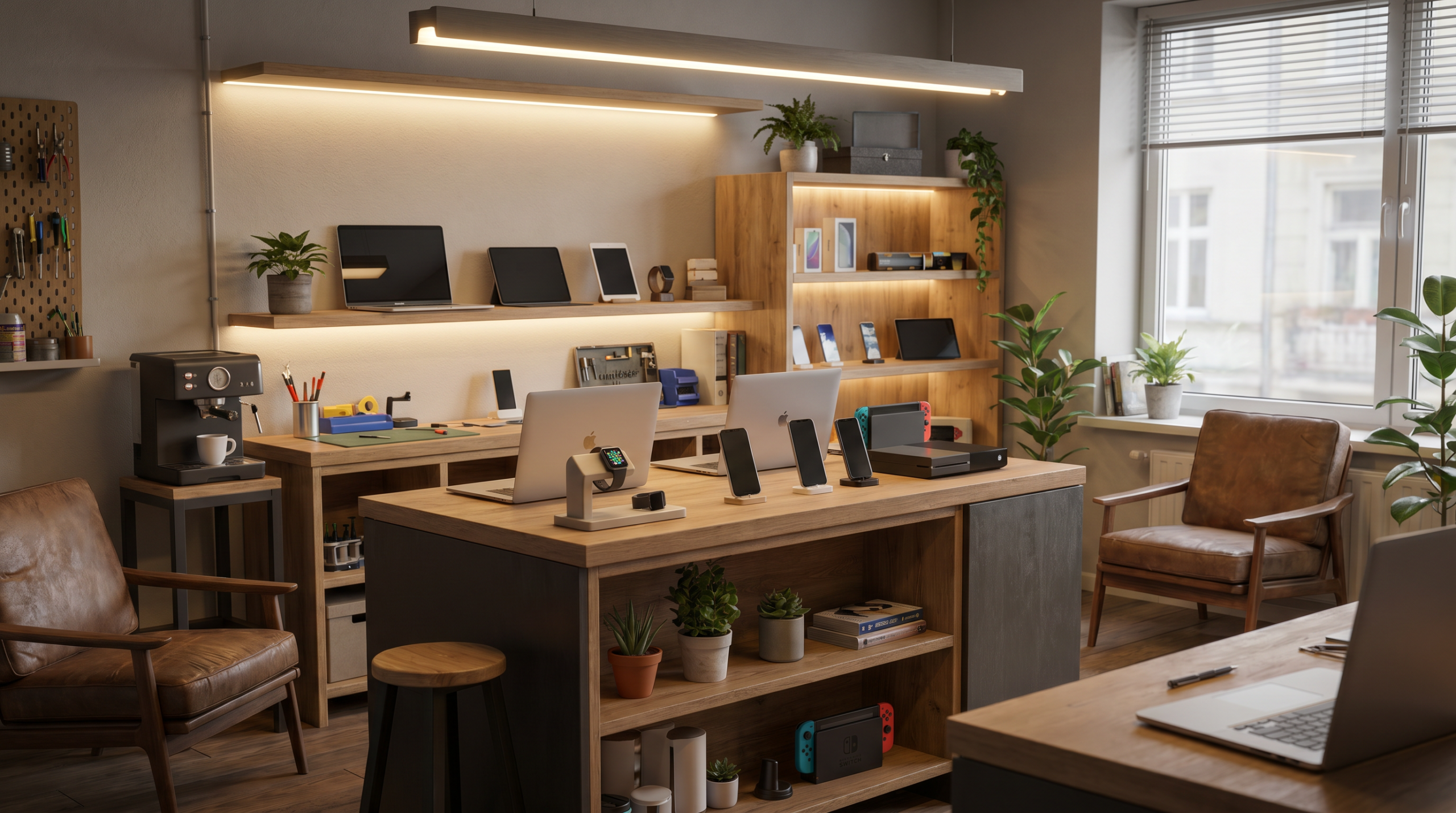 Welcoming repair shop with a variety of devices in South Fulton, GA
